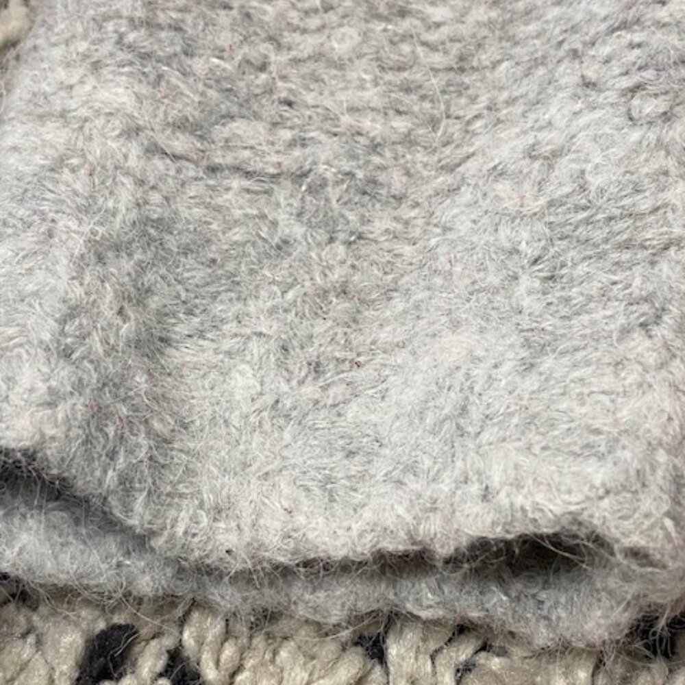 Wilfred Free Gwyneth Alpaca Wool 1/4 Zip Sweater Grey Size S - Picture 7 of 13